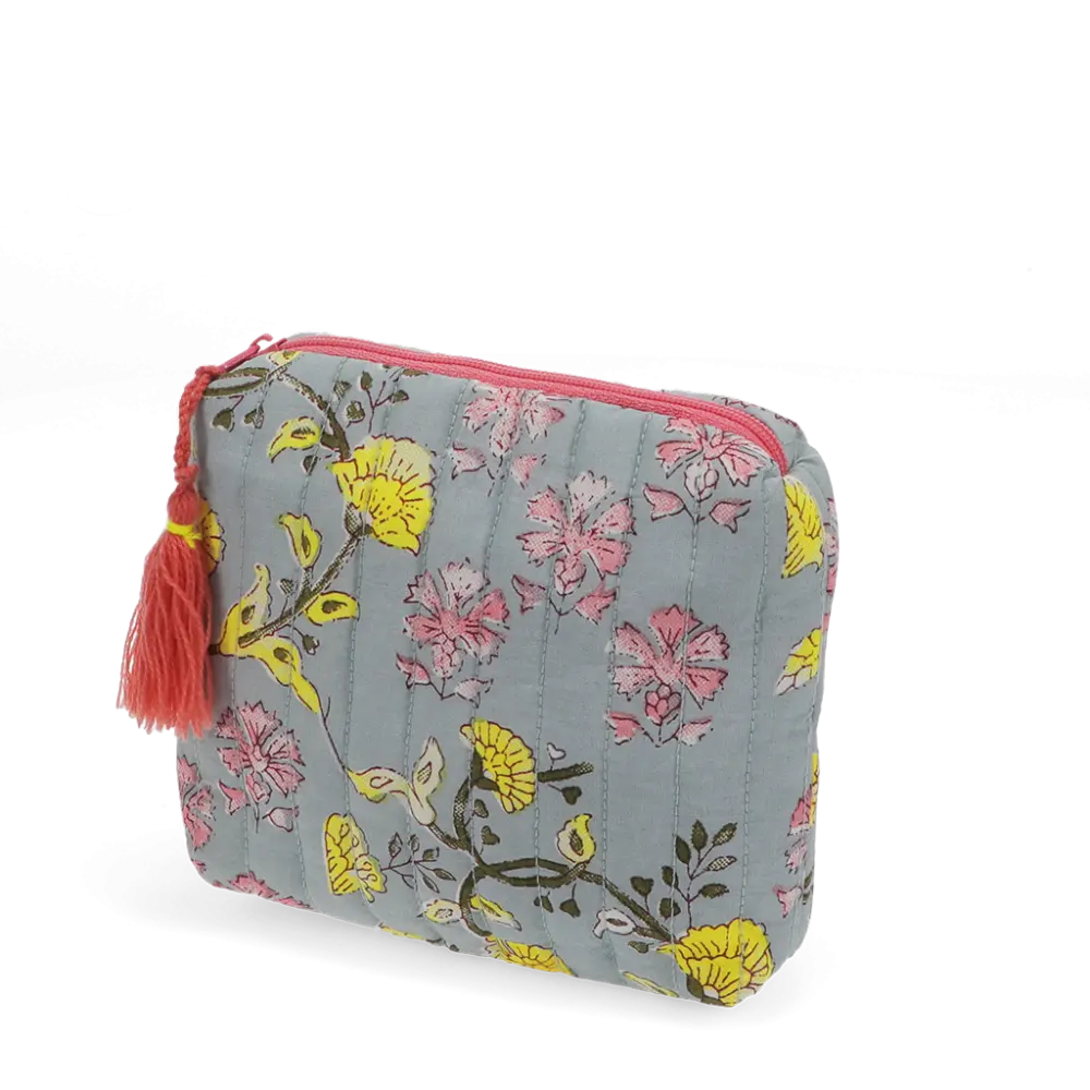 Floral Print Makeup Bag