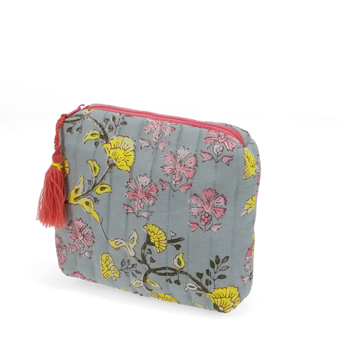 Floral Print Makeup Bag