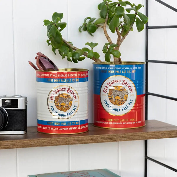 Medium Storage Tins (set of 2) -  Leopard