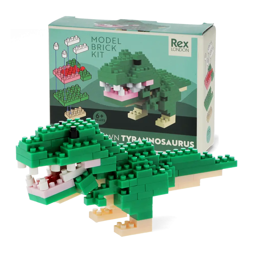 Build your Own Dinosaur Model Brick Kit - Tyrannosaurus Rex