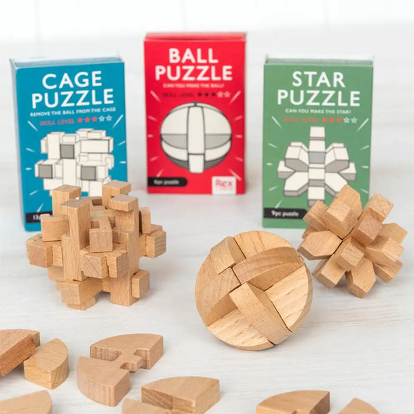 Mini Wooden Puzzles