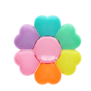 Flower Shaped Highlighter Set
