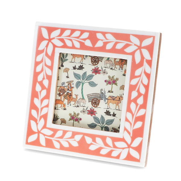 Resin Picture Frame - Pink - TWO SIZES