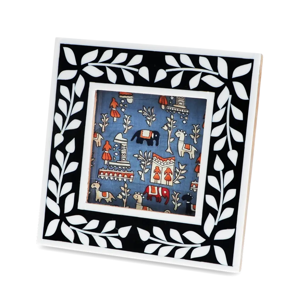 Resin Picture Frame - Navy -  TWO SIZES