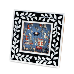 Resin Picture Frame - Navy -  TWO SIZES