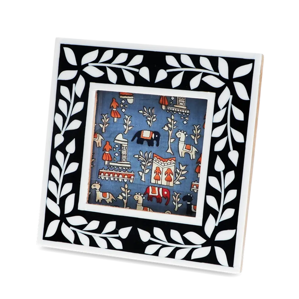 Resin Picture Frame - Navy -  TWO SIZES