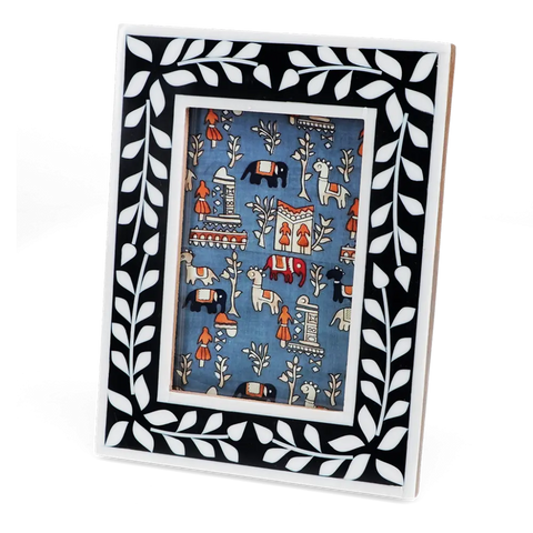 Resin Picture Frame - Navy -  TWO SIZES