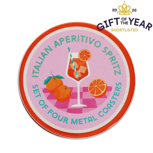Metal Coasters (set of 4) - Aperitivo Spritz