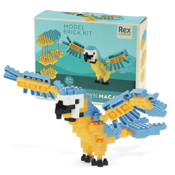 Build Your Own Dinosaur Model Brick Kit - Macaw