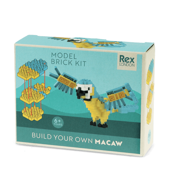 Build Your Own Dinosaur Model Brick Kit - Macaw