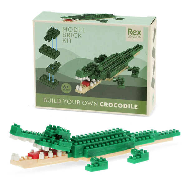 Build Your Own Animal Model Brick Kit - Crocodile