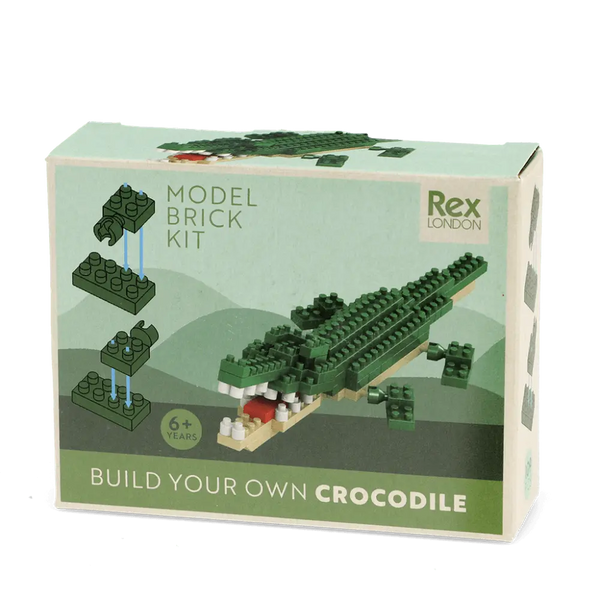 Build Your Own Animal Model Brick Kit - Crocodile