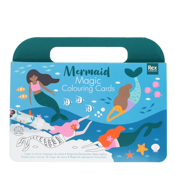 Magic Water Colouring Cards - Mermaids