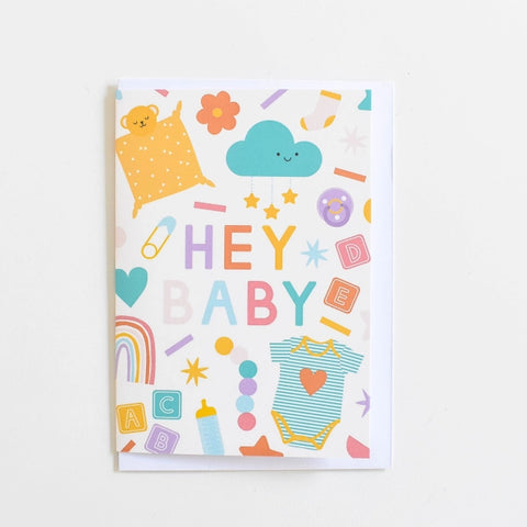 Hey Baby! New Baby Card