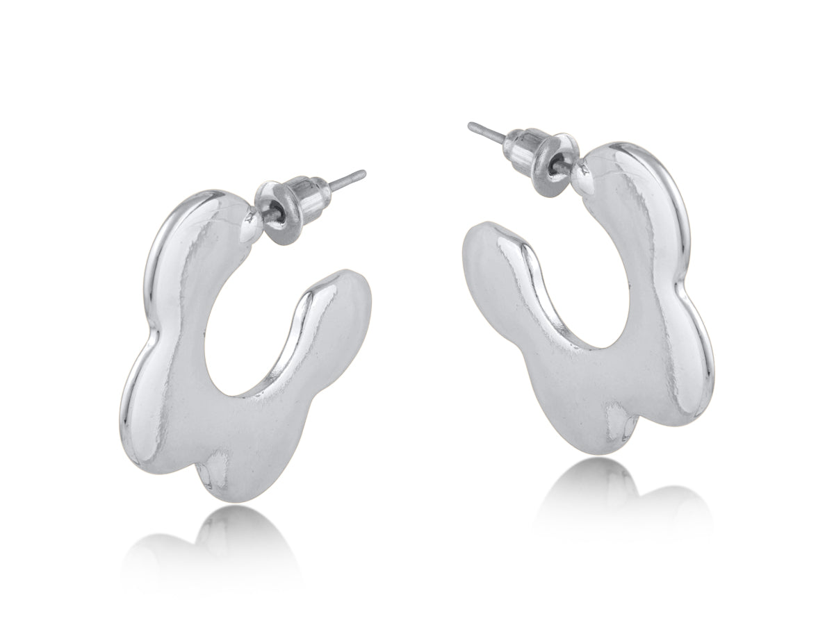 Squiggle Hoop Earrings