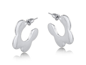 Squiggle Hoop Earrings