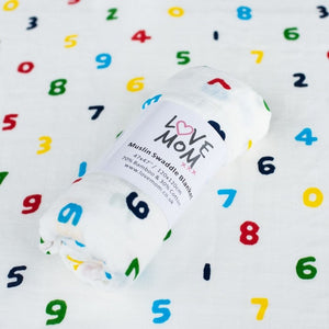 Colourful Numbers Swaddle