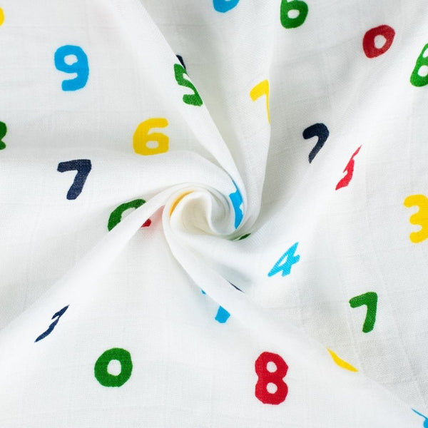 Colourful Numbers Swaddle