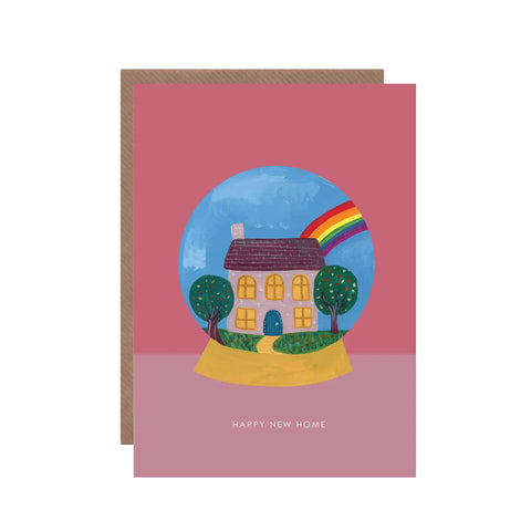 New Home Globe Greeting Card