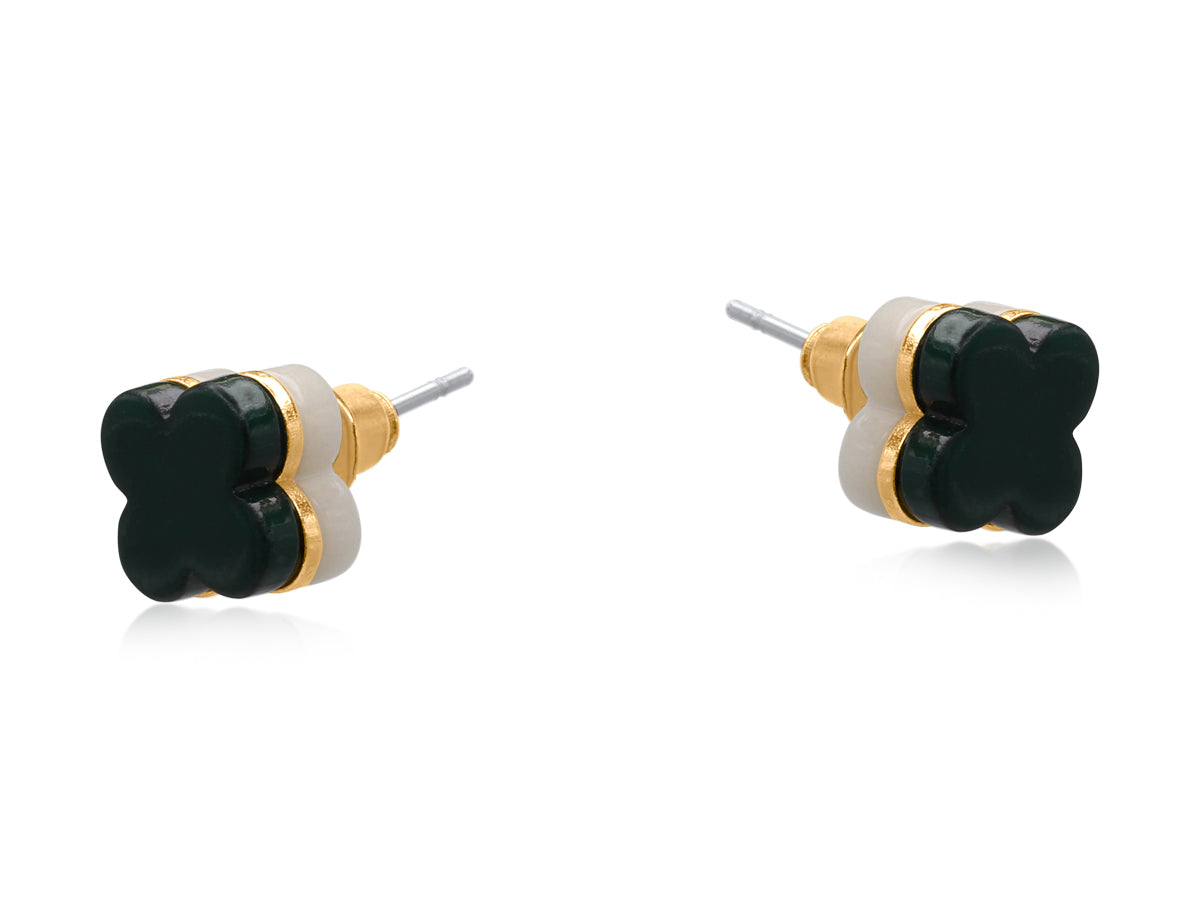 Emerald Lucky Studs