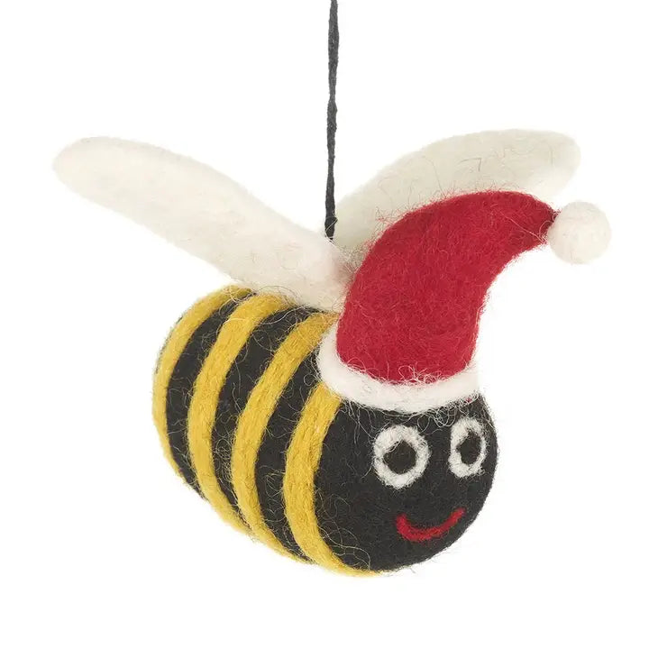 Christmas Big Bumblebee Felt Decoration