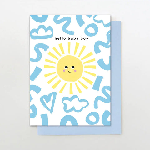 Baby Boy Sunshine Greeting Card
