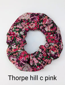 Liberty of London Fabric Hair Scrunchie - Thorpe Hill Pink