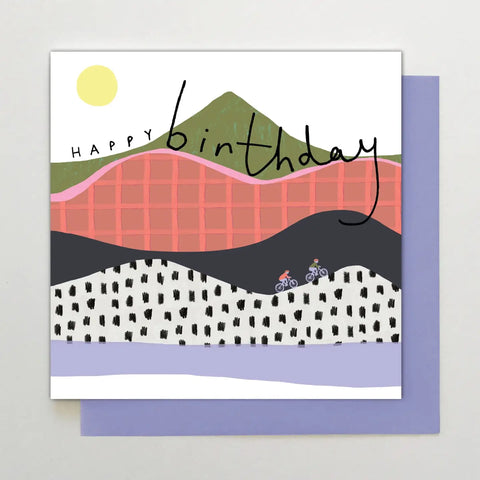 Happy Birthday Bikes Greetings Card
