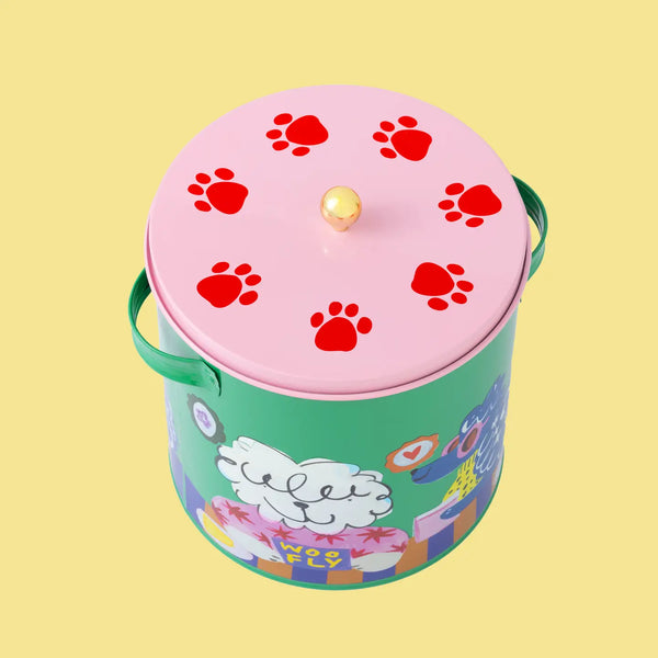 Cool Dog Club Storage Tin & Scoop