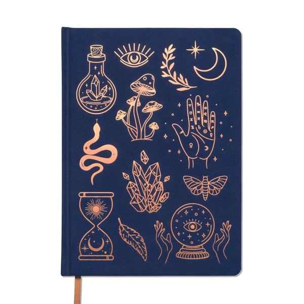 Suedette Jumbo Journal - Mystic Icons