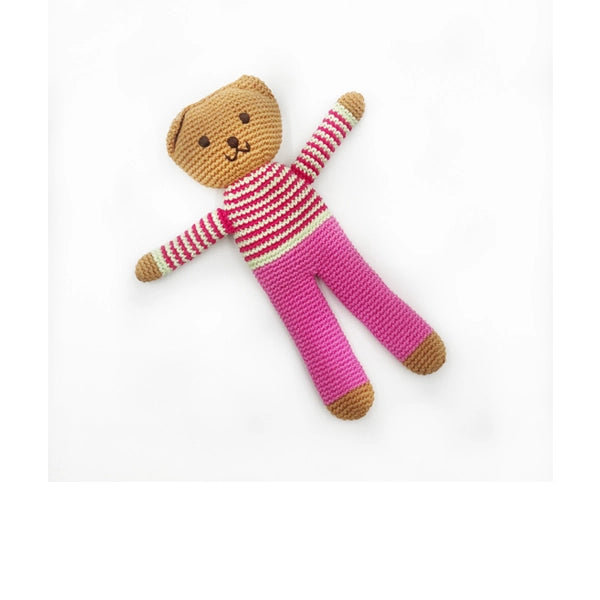 Baby Toy Teddy Pink Trousers