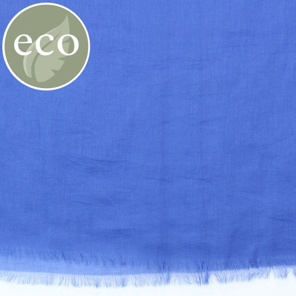 Cobalt Blue Single Colour Cotton Scarf