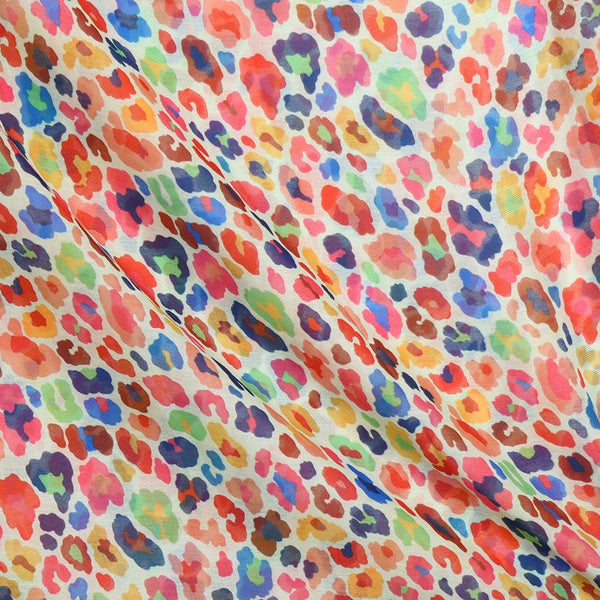 Multicolour Animal Print Scarf
