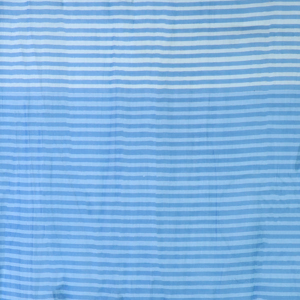 Blue Mix Cotton Striped Scarf