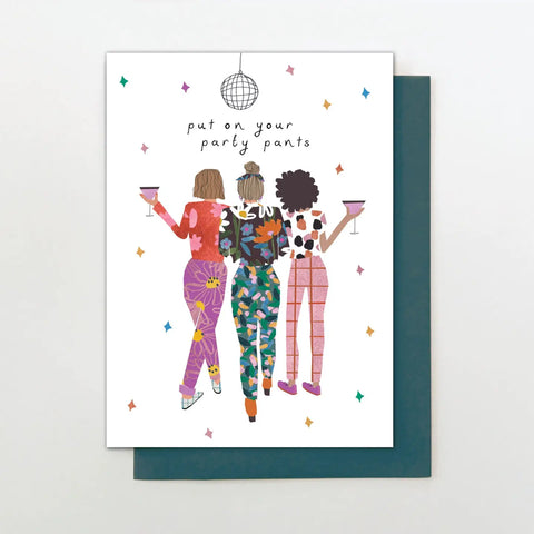 Party Pants Greetings Card