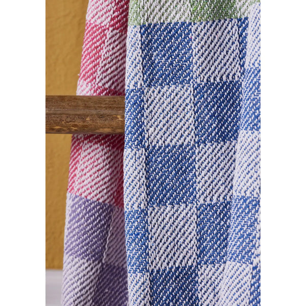 Recycled Cotton Check Throw