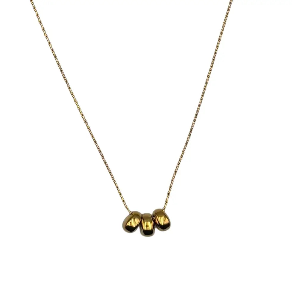 Triple Bead Necklace