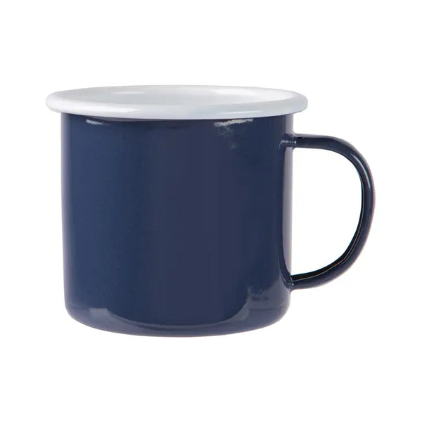 New! Coloured Enamel Mugs - Pink, Red, Green, Yellow or Navy
