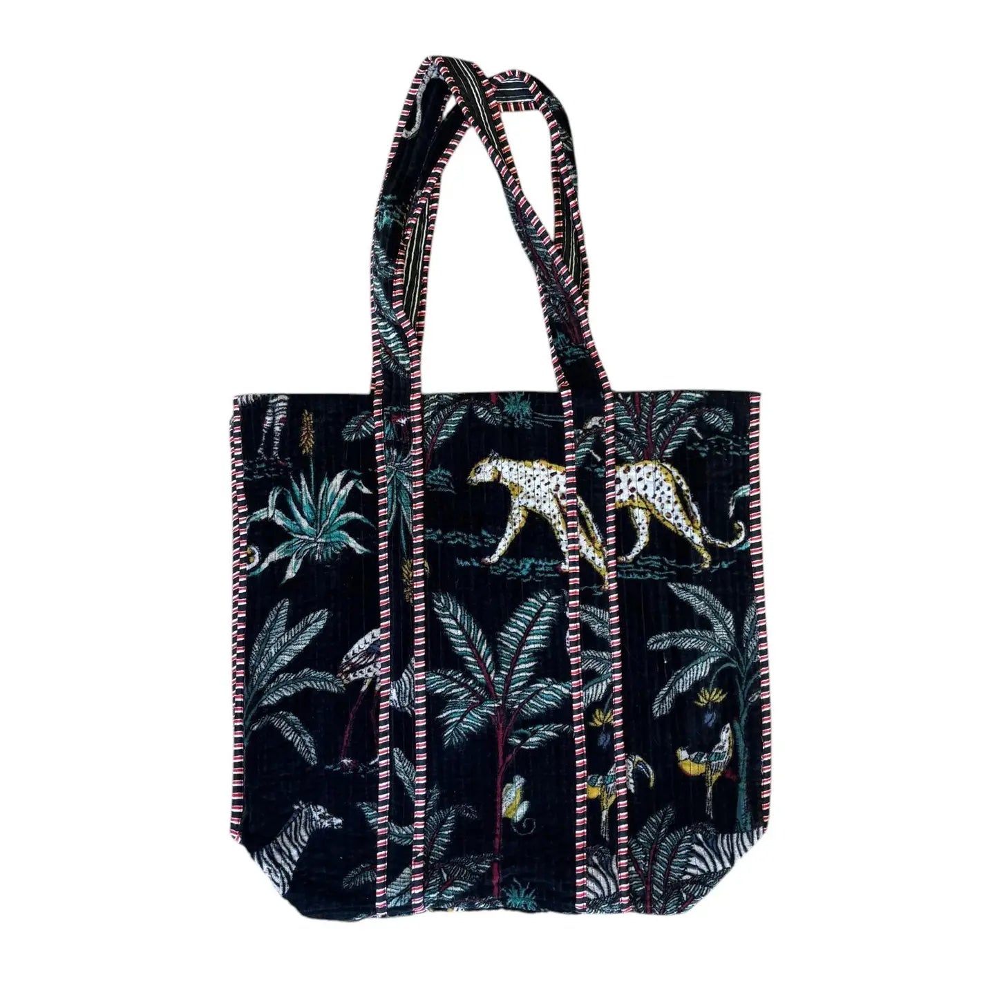 Large Leopard Print Tote Bag