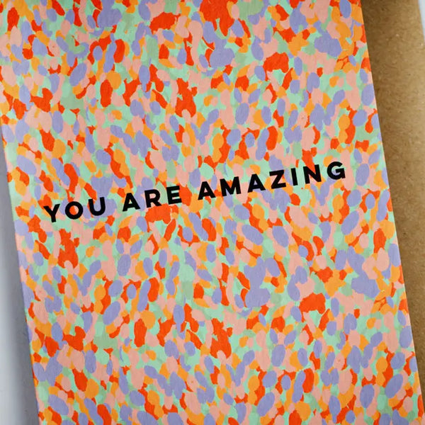 You Are Amazing Confetti Card