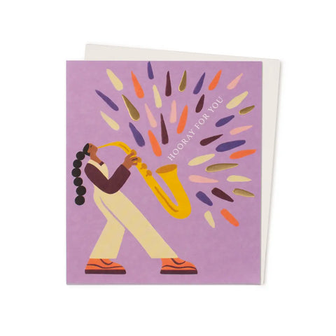 Sax Congrats Greeting Card