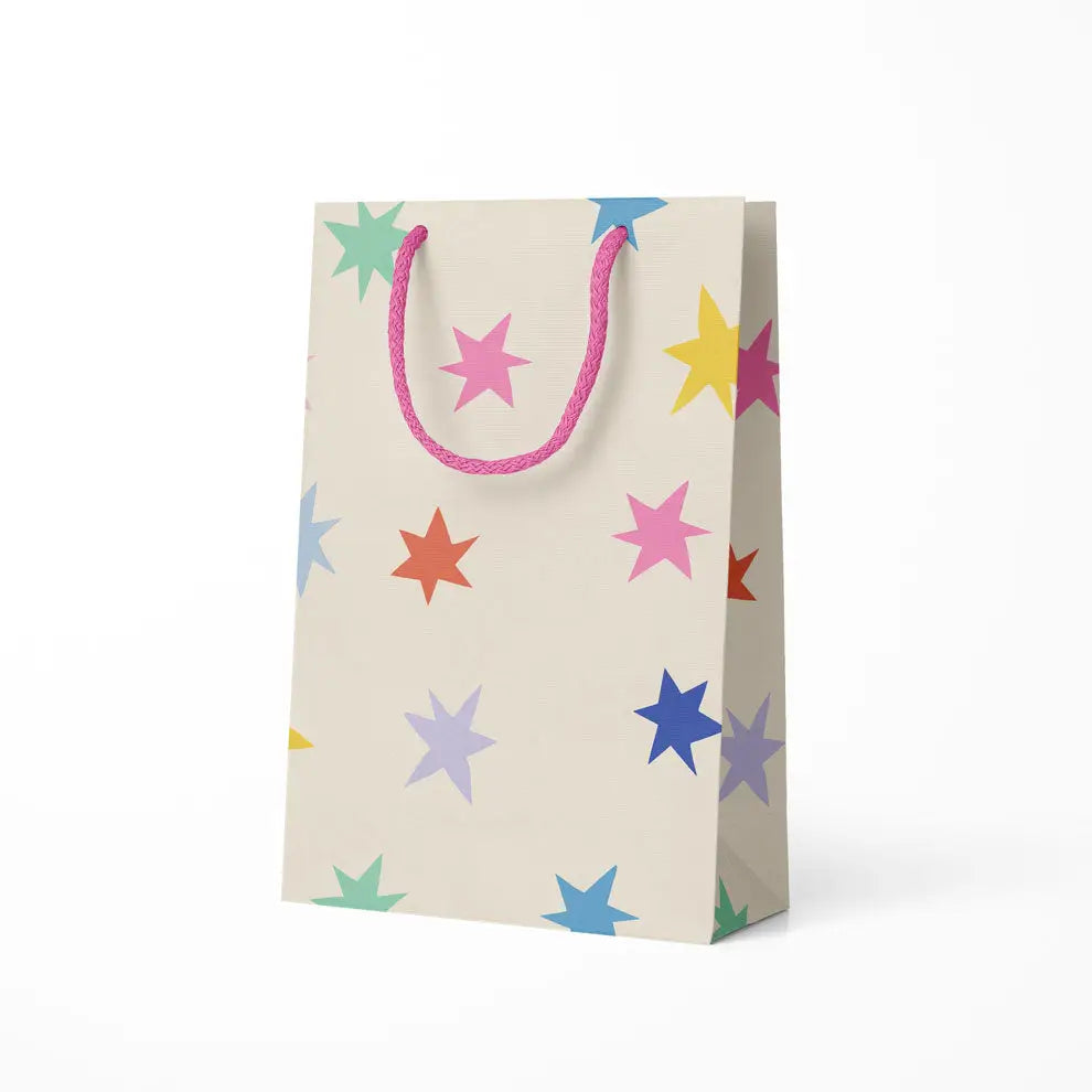 Multi Stars Small Gift Bag