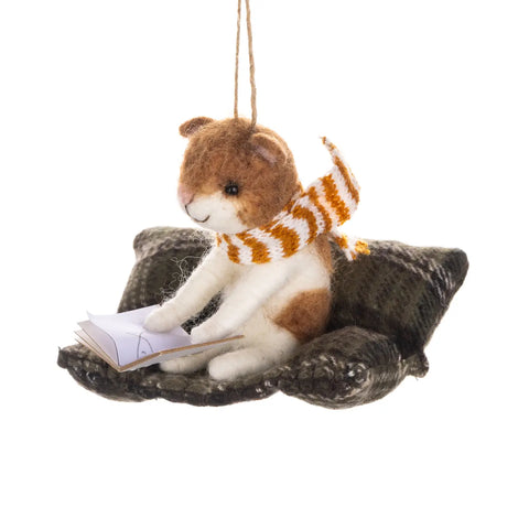 Chillaxed Cat Decoration