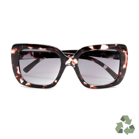 Recycled Oversize Square Frame Sunglasses