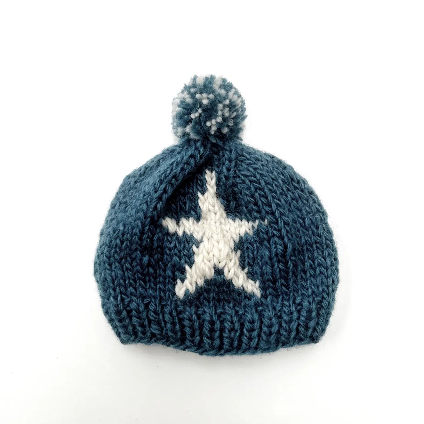 Baby Hat 0-6 Months Knitted Star