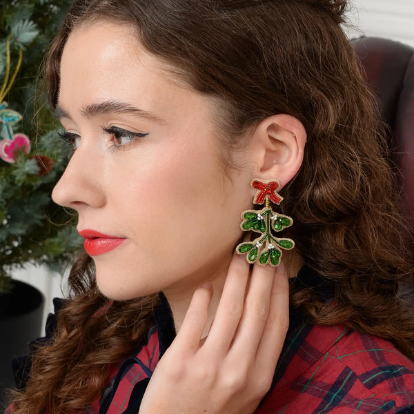 Mistletoe Earrings