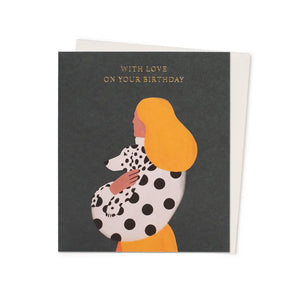 With Love Dalmatian Greeting Card