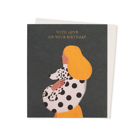 With Love Dalmatian Greeting Card