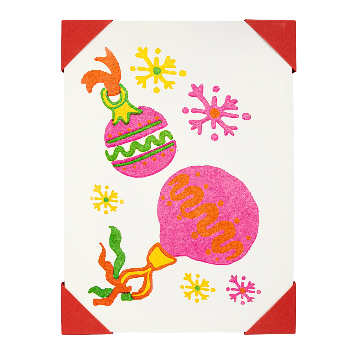 Pink Baubles - Notelets Set