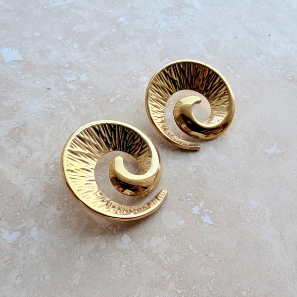 Everyday Statement Swirl Studs